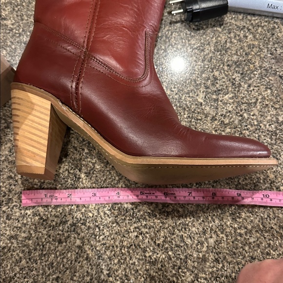 Vintage Frye American Classics Leather Heeled Boots Made in USA 9.5 - Picture 7 of 8